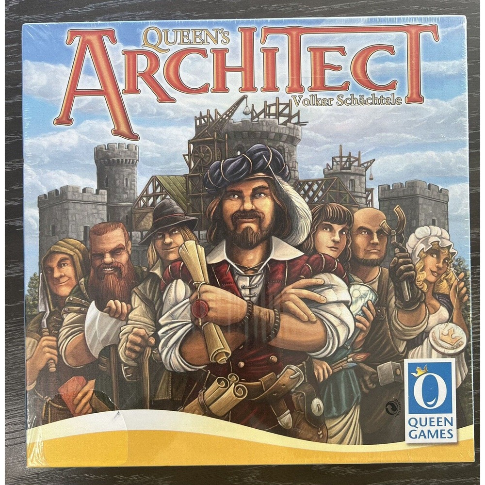 Queen's Architect Board Game by Volker Schachtele 2015 Queen Games, New York